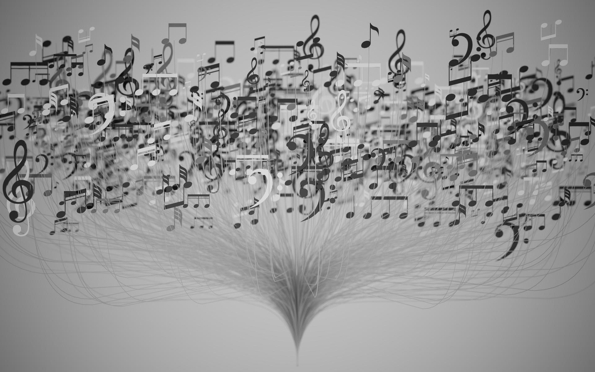 Progettazione di sfondo musicale. Note di scrittura musicale